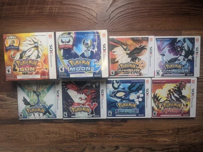 $1200 • Buy NINTENDO DS Nintendo 3DS POKEMON LOT NEW SEALED-OMEGA SAPPHIRE ALPHA RUBY X Y MO