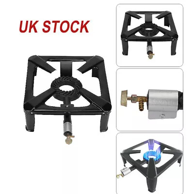 £20.99 • Buy New Cast Iron Large Gas LPG Burner Cooker Gas Boiling Ring Restaurant Catering
