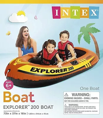 Intex Explorer 200 2-Person Inflatable Boat • $28.39