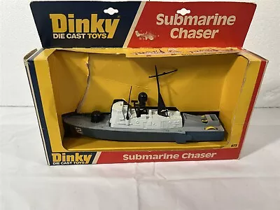 Vintage Dinky Submarine Chaser In Opened Box No. 673 1976 • $49.95