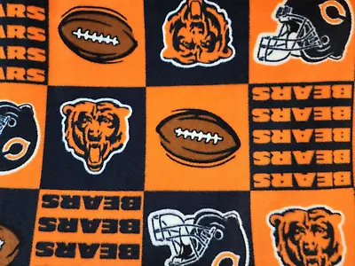 $16.95 • Buy NEW NFL Chicago Bears Fleece Fabric 60  By-The-Yard Quantity Discounts