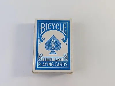 Bicycle Miniature Mini Rider Back Playing Cards No 404 Light Blue Missing 1 Card • $4.50