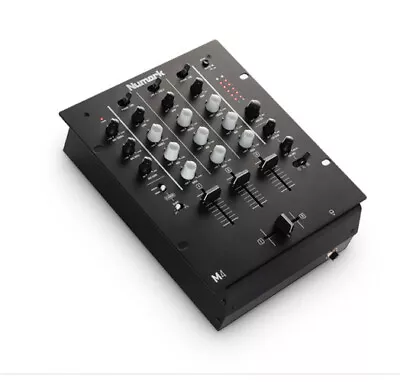 DJ Mixer 3 Channel Scratch Mixer - Numark M4 Black Mixer  With Mic Input • £149.99