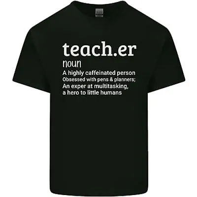 Teacher Maths English Science Sport Funny Mens Cotton T-Shirt Tee Top • £10.99