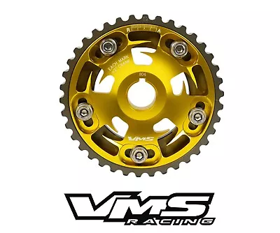 Vms Racing Gold Adjustable Cam Gear + Key For 96-00 Honda Civic D16 Sohc • $69.95