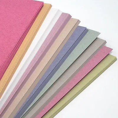 Recycled A2 Ten Pastel Colour Sugar Paper 100gsm Pastel Colour Craft Paper Stock • £5.49