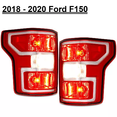 Pair Taillights For Ford F150 F-150 Pickup 2018 2019 2020 Brake Tail Lights  • $33.99