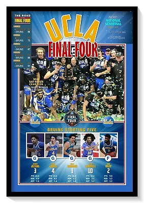 2021 Final Four Team: Ucla Bruins (22-9) Commemorative Poster  • $12.95