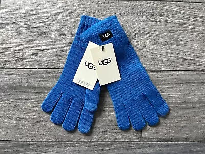 Ugg Womens Knit Tech Gloves True Blue Nwt One Size • $27.99