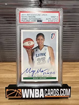 2011 Rittenhouse WNBA Maya Moore Rookie Card Auto SSP PSA 9 / 10 Lynx GOAT • $999.99