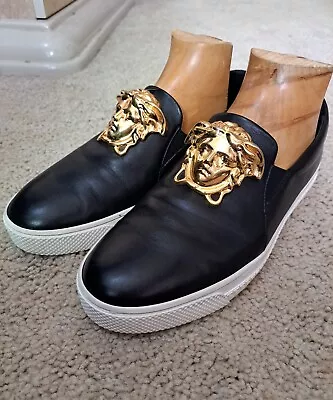 Versace Palazzo Sneakers Slip-on Mens Size 41 1/2 9us Mens • $349.99