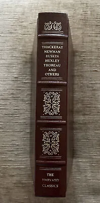 Vintage Grolier The Harvard Classics Essays And English Thackeray Thoreau Newman • $6