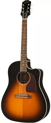 New Epiphone Masterbilt J-45 EC Aged Vintage Sunburst Gloss Acoustic Guitar • $719.37