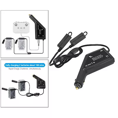 $40.65 • Buy 3 In 1 Car Charger Dual Battery Controller Charging For DJI Mavic Air 2S