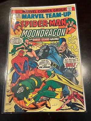 Marvel Team Up #44 Spider-Man And MoonDragon (1976) • $10