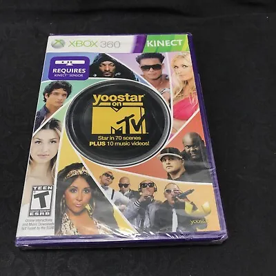 Xbox 360 Kinect Yoostar On Mtv 2011 Video Game - New Sealed • $8.99