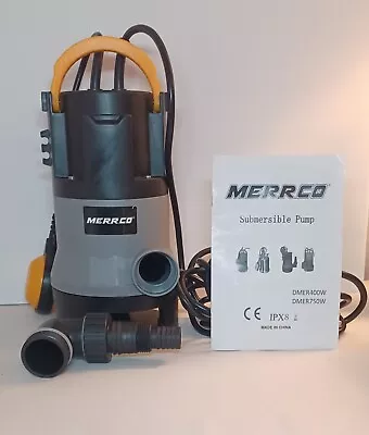 Merrco - 1/2 HP 400 Watt Submersible Sump Pump DMER400W   • $32.99