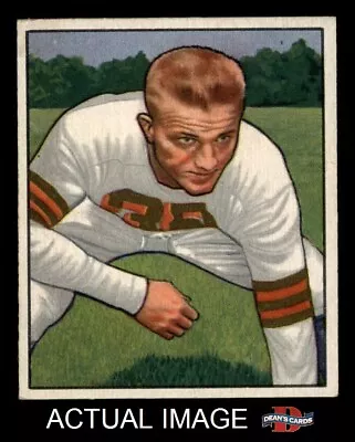 1950 Bowman #44 Jim Martin Browns-FB Notre Dame 4 - VG/EX • $21.50