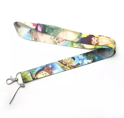 MY NEIGHBOR TOTORO Anime 17.7  Lanyard ID Badge Key Holder Neck Strap • $9.95