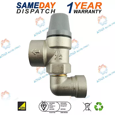 £14.06 • Buy Vaillant Combi Compact Vcw 242 282 E & 240 280 T Xt Pressure Relief Valve 190721