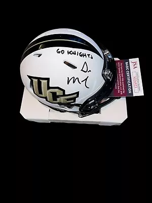 Gus Malzahn UCF Golden Knights Autographed Signed Mini Helmet White JSA COA • $149.99