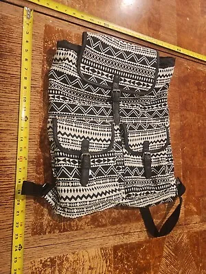 Mossimo Supply Co. Black Backpack Purse #S21 • $17.53