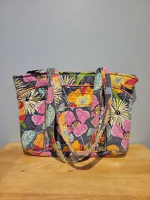 Vera Bradley Jazzy Blooms Floral Purse Shoulder Tote Bag Handbag EUC • $18