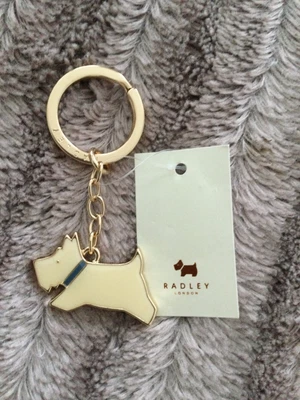 £15 • Buy Radley Keyring Radley Dog Gold Engraved Metal
