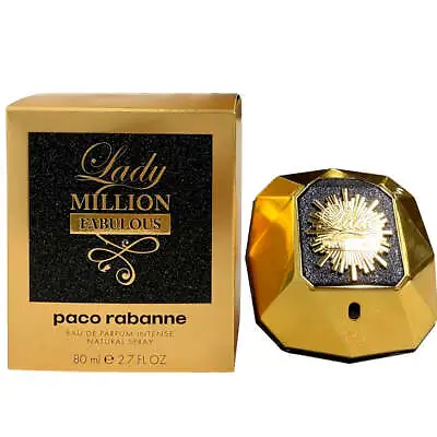 Lady Million Fabulous By Paco Rabanne For Women EDP Intense 2.7 Oz New In Box • $70.93