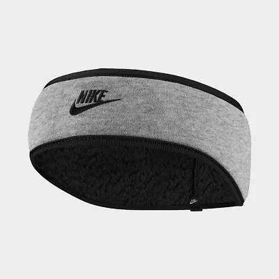 New Nike Men's Club Fleece Futura Headband Grey Cold Weather Academy Soccer OSFM • $25.95