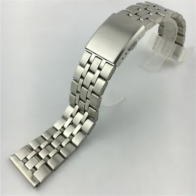 High Quality Stainless Steel Watch Strap Metal Band Mens Bracelet 18/20/22mm • $16.88