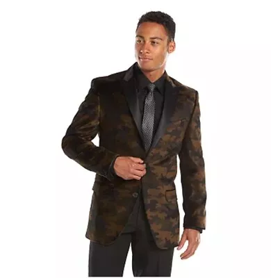 Men's Van Heusen Studio Classic-Fit Camouflage Sport Coat Size 40R • $39
