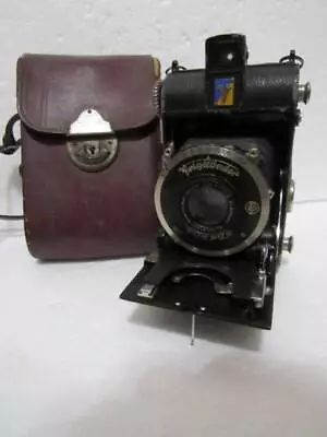 Voigtlander Virtus Folding Camera Skopar 1:3.5 F=7.5cm W/Case • $139.99