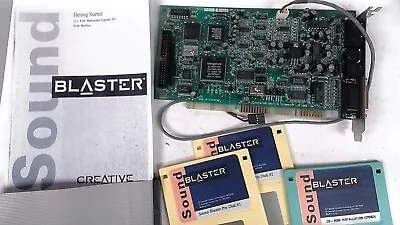 Creative Labs CT1600 Sound Blaster Pro 2 ISA Sound Card + Cables And Diskettes • $175