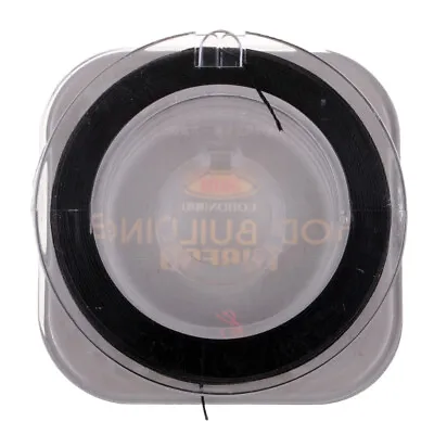 Cotton Whipping Wrapping Thread Fix Line For Fishing Rod Ring Guides 55Yds Black • £4.48