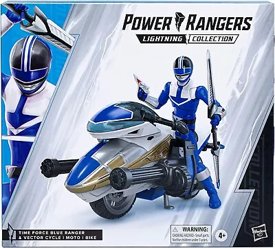 Power Rangers Lightning Collection Time Force Blue Ranger And Vector Cycle Set • $79.99