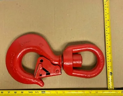$259.95 • Buy Crosby S322 (KA) Swivel Hook,  11.5 Ton , NOS, PL-N Latch L-322AN (1048868) Red