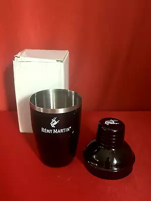 3 Piece Remy Martin Cocktail Shaker 6-12oz Mini Small Mixing Black 6.5” Tall JJ • $11