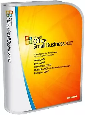 Microsoft Office Small Business 2007 Word Excel Outlook PowerPoint W/ License • $39.98