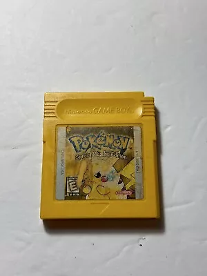 Pokemon Yellow Nintendo Gameboy Authentic Special Pikachu Edition Tested • $64.99