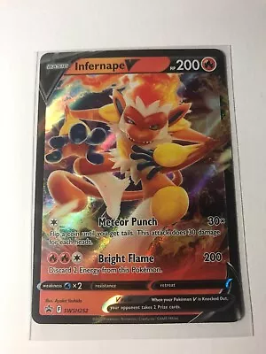 $1.99 • Buy Infernape V SWSH252 Black Star Promo NM/MINT Pokemon Card