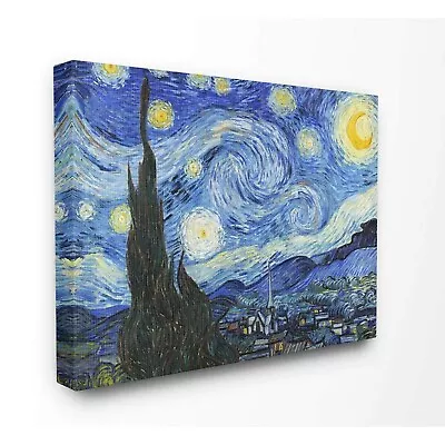 Stupell Industries Van Gogh Starry Night Post Impressionist Painting Oversize... • $67.64