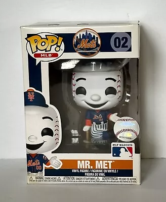 Funko Pop! Vinyl: Mr. Met (Blue) #2 MLB Baseball New York Mets Mascot • $34.97