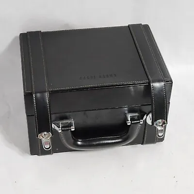 Bobbi Brown Deluxe Beauty Trunk/Jewelry Box Black Pebble Grain Leather • $34.99