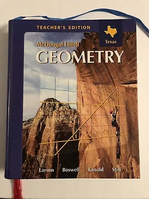 McDougal Littell  Geometry  Texas Teacher's Edition -Grades 9-12 (2007) • $16