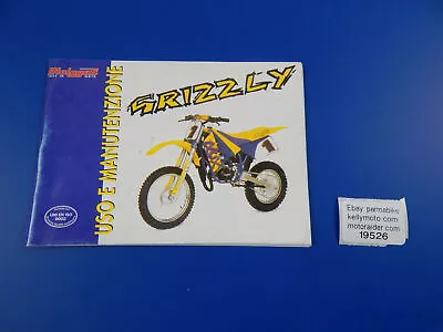 Malaguti Grizzly 10 12 Owner Manual Maintenance Book Italian Mini Motocross • $19.99