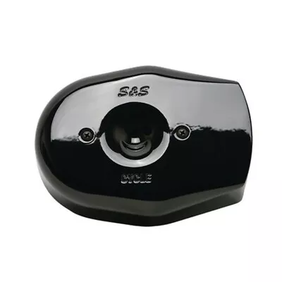 S&S Cycle Black Stealth Tribute Two Throat Air Cleaner Filter Cover Kit Harley • $176.06