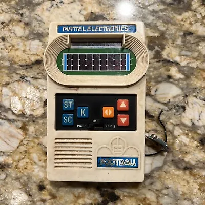Vintage Mattel Classic Football Handheld Electronic Game • $20
