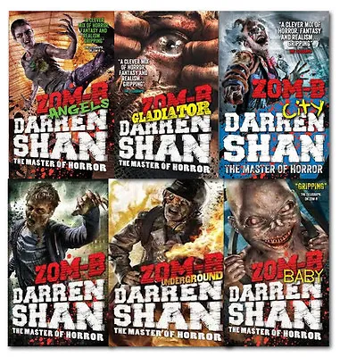 Zom-B Collection 6 Books Collection Set Darren Shan Master Of Horrors(Age:11-13) • £15.98