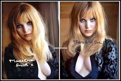 Madeline Smith Autographed Cotton Canvas Image. Limited Edition (MS-3) X • $11.74